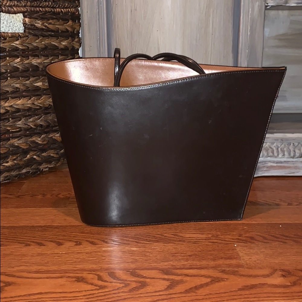 Tiffany & Fred Black Vintage Teardrop Shoulder Bag